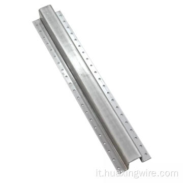 Post di recinzione tipo U rivestito in PVC